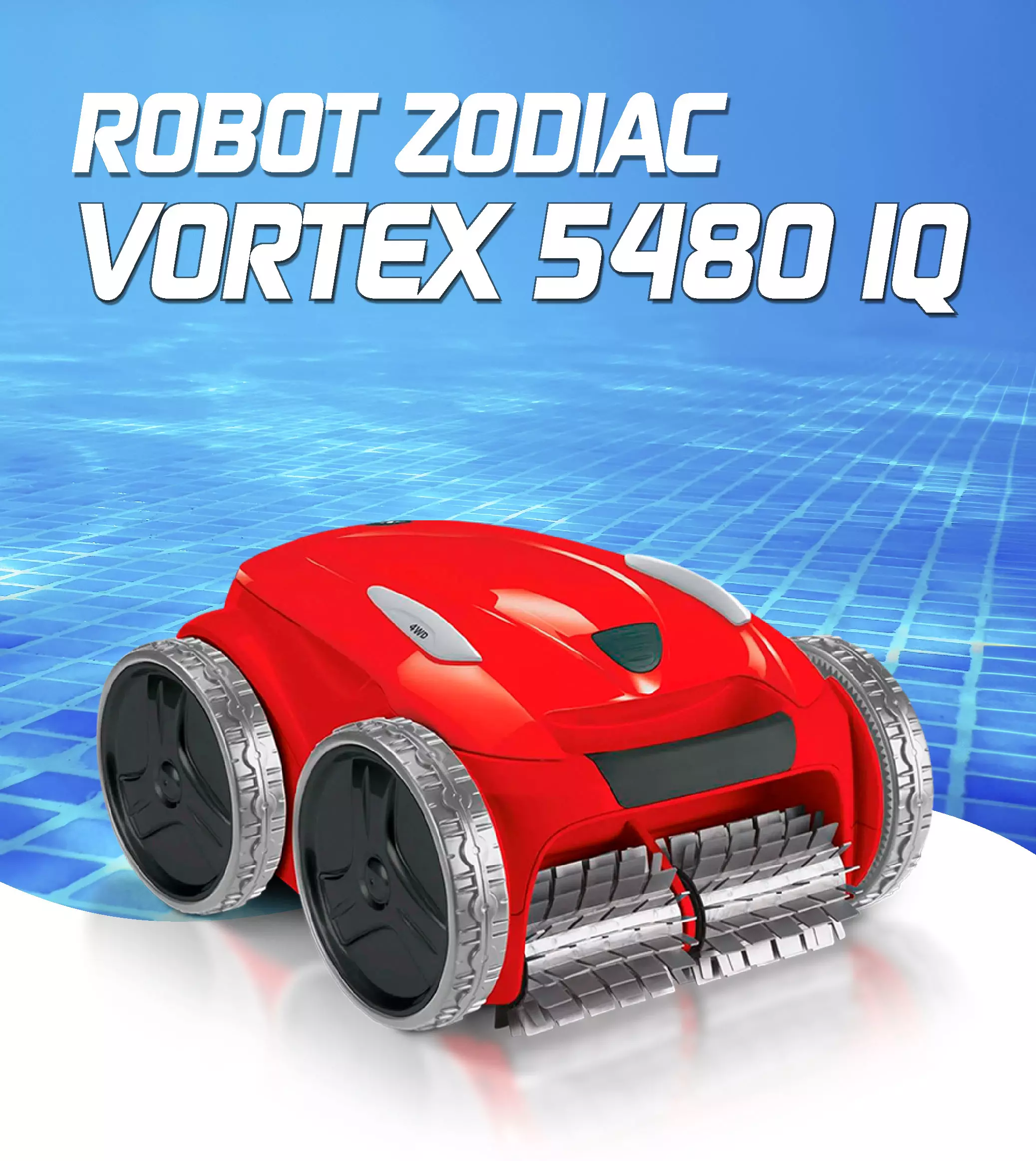 Robot de piscine Zodiac Vortex 4WD OV5480iQ Swivel